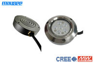 316 Stainless Steel Marine Underwater LED Lights For Pontoon Boats 6W / 18W