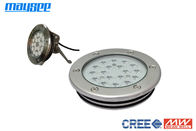 Underwater Stainless Steel LED Dock Lights 18w / 54w with mixed RGB Cree LED