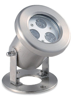 24VDC 3W LED pool light with 304 SS material install by angle adjustable bracket