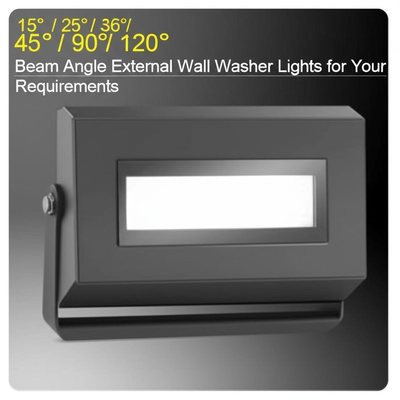 15°/ 25°/ 30°/ 45°/ 60°/ 90°/ 120° Beam Angle External Wall Washer Lights for Your Requirements
