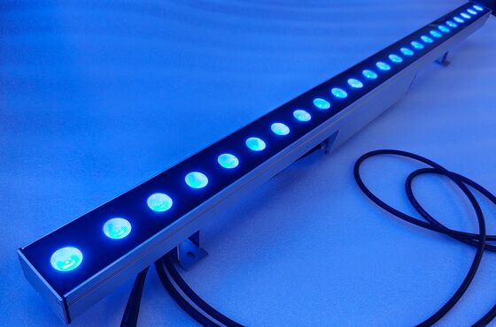 20 degree by 60 degree LED Wall Washer Lights equipped with Power On off or DMX512 Control Mode and Color Temperature adjustable from 2700K to 6500K