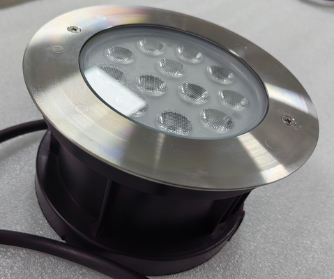 1KG LED Swimming Pool Lights Offering 316L Stainless Steel Case and IK10 Grating Designed for Underwater Lighting Applications