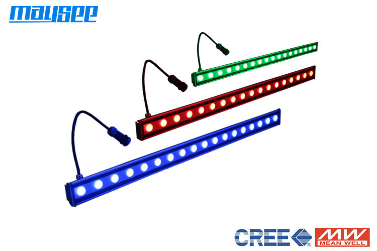 Multi Color 36W 24VDC Light Weight RGB LED Wall Washer with IP65 DMX