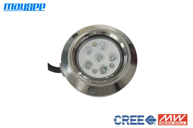 6x3w RGB Underwater LED Boat Lights with 316 Stainless Steel / DMX Controller