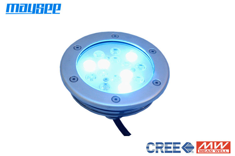 IP68 45w Recessed RGB LED Underwater Pool Lights With Embedded PVC Sleeve