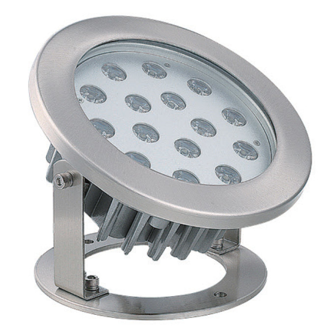 Dimmable Underwater RGB LED Pool Light 15W 18W With Heat Sink Housing