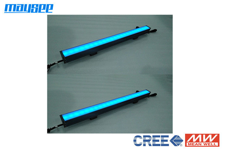 IP66 12W DC24V Linear LED Wall Washer With Frosted Tempered Glass Housing