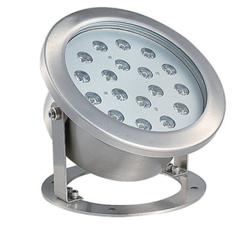 Outdoor 18W Warm White LED Pool Light Waterproof IP68 Surface Mounting
