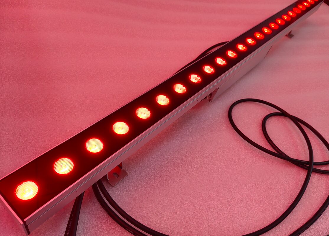 Power On off Or DMX512 Control Mode LED Wall Washer Lights with 24pcs LED Light Source and Durable Aluminum Alloy Construction