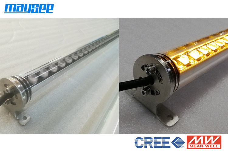 Waterproof LED Light Bar RGB LED Linear Light Work Underwater 316 Stainless Steel  material